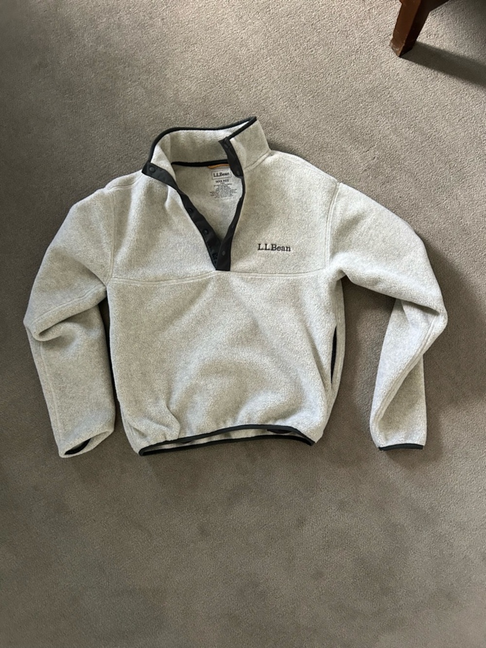 L.L. Bean Women's Classic Snap-Front Fleece Pullover - Picture 4 of 7